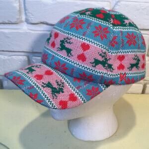 Makerwear Knit Ugly Christmas Sweater hat cap O/S adjustable